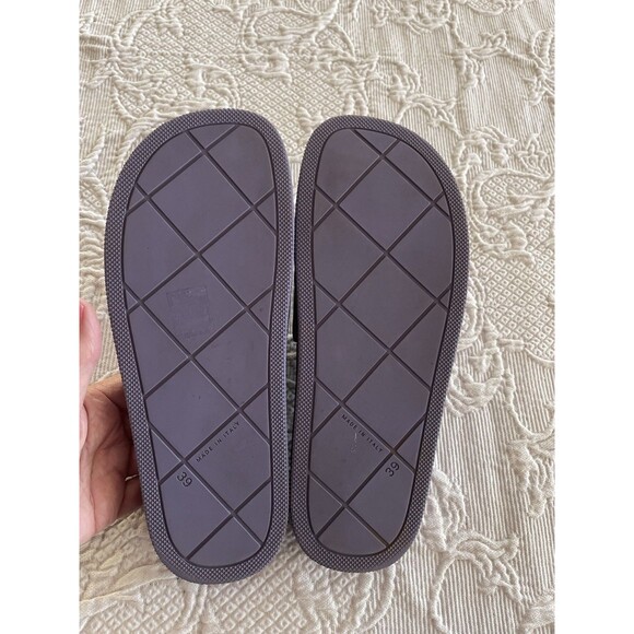 Bottega Veneta Purple Lavender PVC Sandal Flat Slides Made in Italy Lady Size 39 - Picture 12 of 15